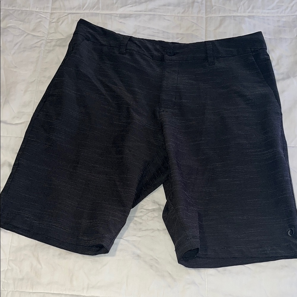 Hang Ten Men's Black Hybrid Shorts